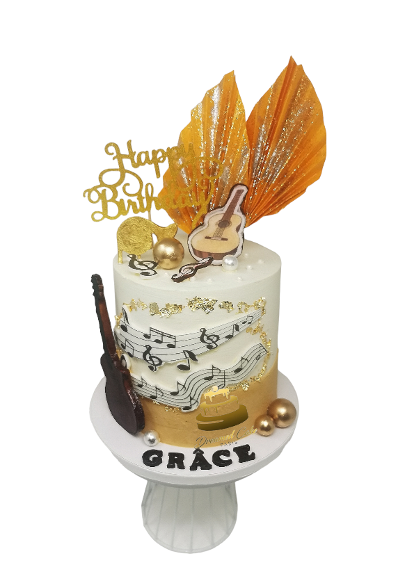 Dreamed Cake Bondoufle gateau anniversaire musique