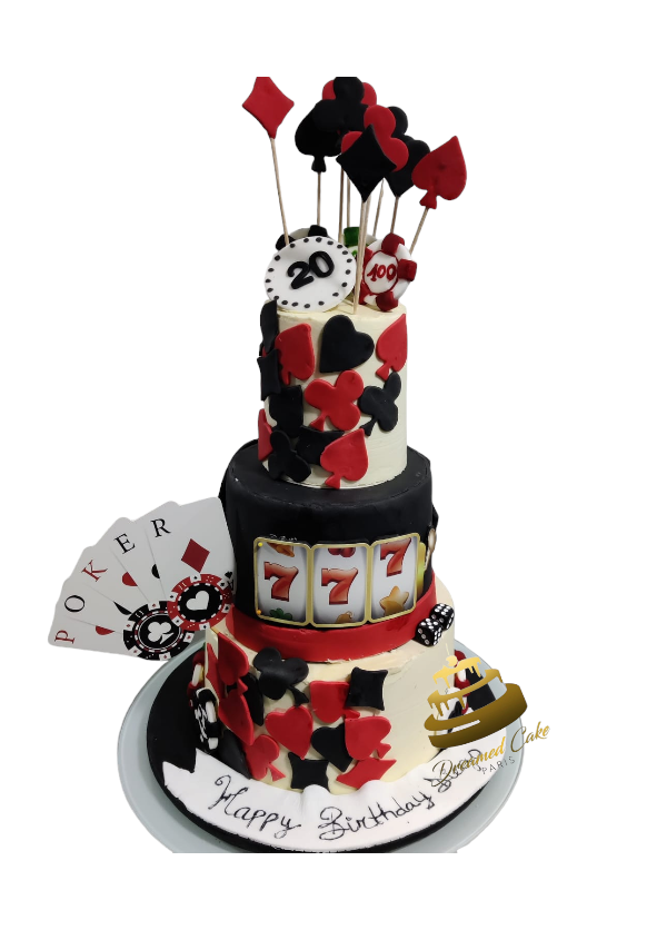 Dreamed Cake Bondoufle gateau poker casino gateau vegan